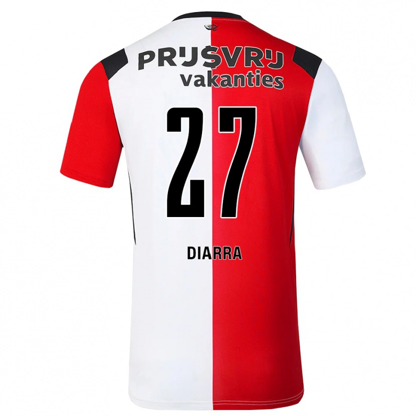 Danxen Herren Gaoussou Diarra #27 Rot Weiß Schwarz Heimtrikot Trikot 2026/27 T-Shirt Schweiz