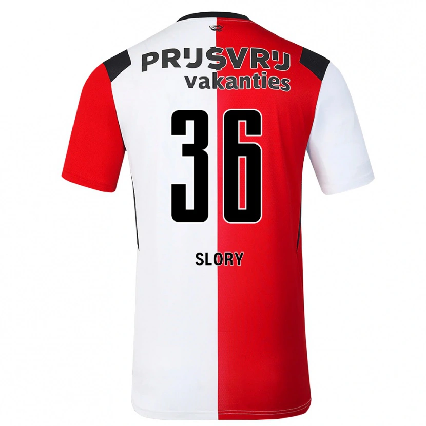 Danxen Herren Jaden Slory #36 Rot Weiß Schwarz Heimtrikot Trikot 2026/27 T-Shirt Schweiz