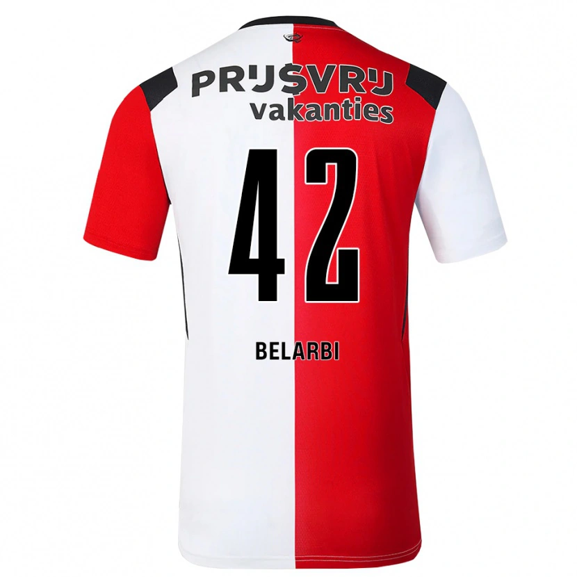 Danxen Herren Abdel Belarbi #42 Rot Weiß Schwarz Heimtrikot Trikot 2026/27 T-Shirt Schweiz