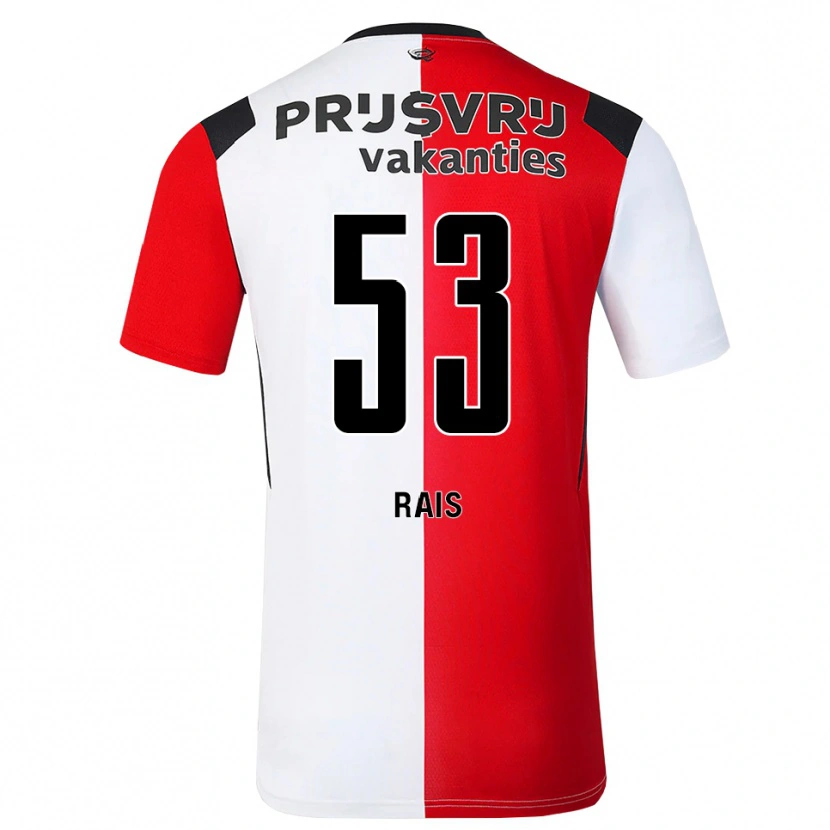Danxen Herren Amir Rais #53 Rot Weiß Schwarz Heimtrikot Trikot 2026/27 T-Shirt Schweiz