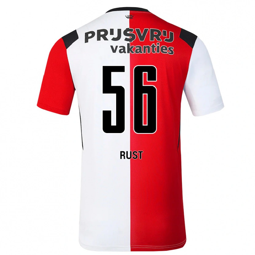 Danxen Herren Fabiano Rust #56 Rot Weiß Schwarz Heimtrikot Trikot 2026/27 T-Shirt Schweiz