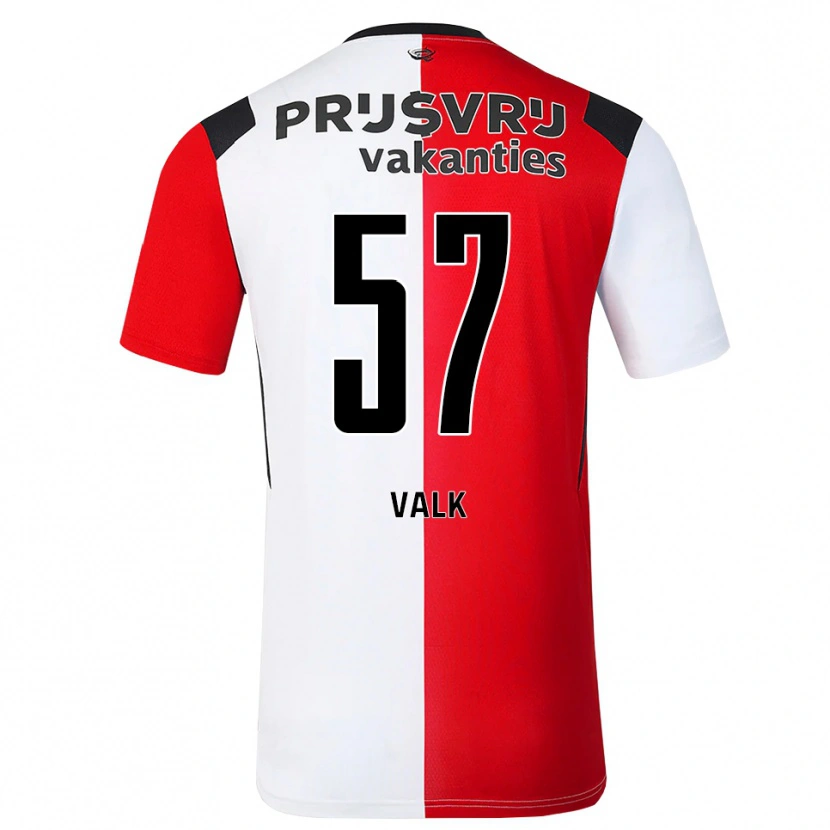 Danxen Herren Sem Valk #57 Rot Weiß Schwarz Heimtrikot Trikot 2026/27 T-Shirt Schweiz
