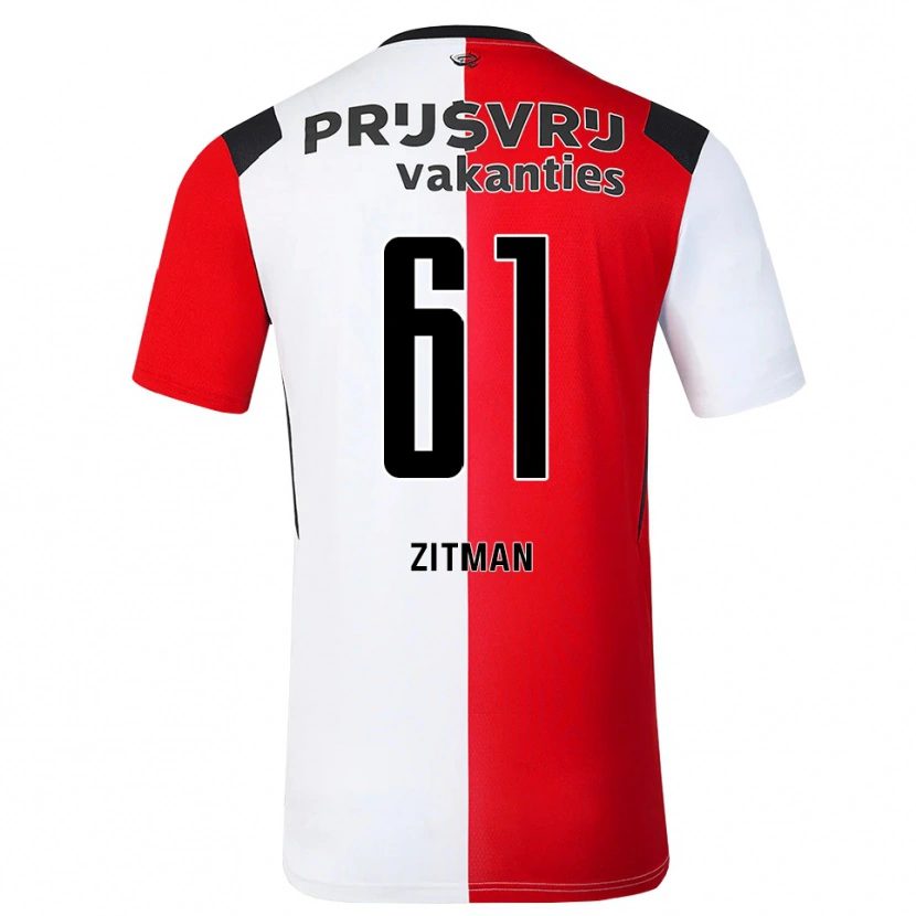Danxen Herren Sven Zitman #61 Rot Weiß Schwarz Heimtrikot Trikot 2026/27 T-Shirt Schweiz