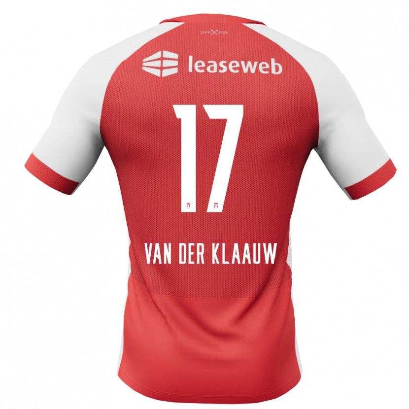 Danxen Herren Deacon Van Der Klaauw #17 Rot Weiß Schwarz Heimtrikot Trikot 2026/27 T-Shirt Schweiz