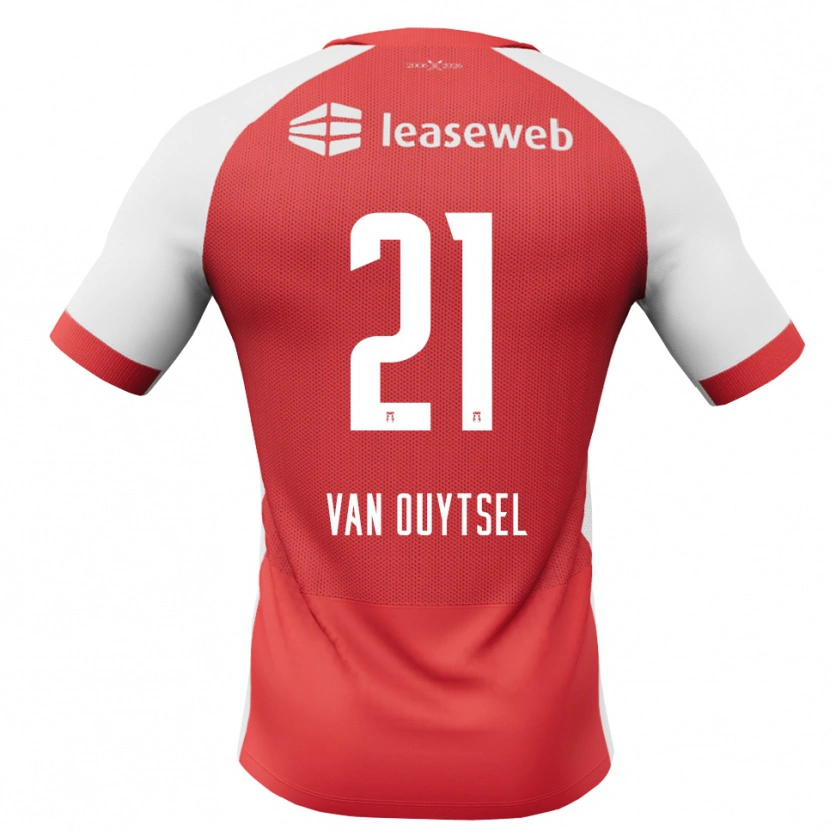 Danxen Herren Kevin Van Ouytsel #21 Rot Weiß Schwarz Heimtrikot Trikot 2026/27 T-Shirt Schweiz