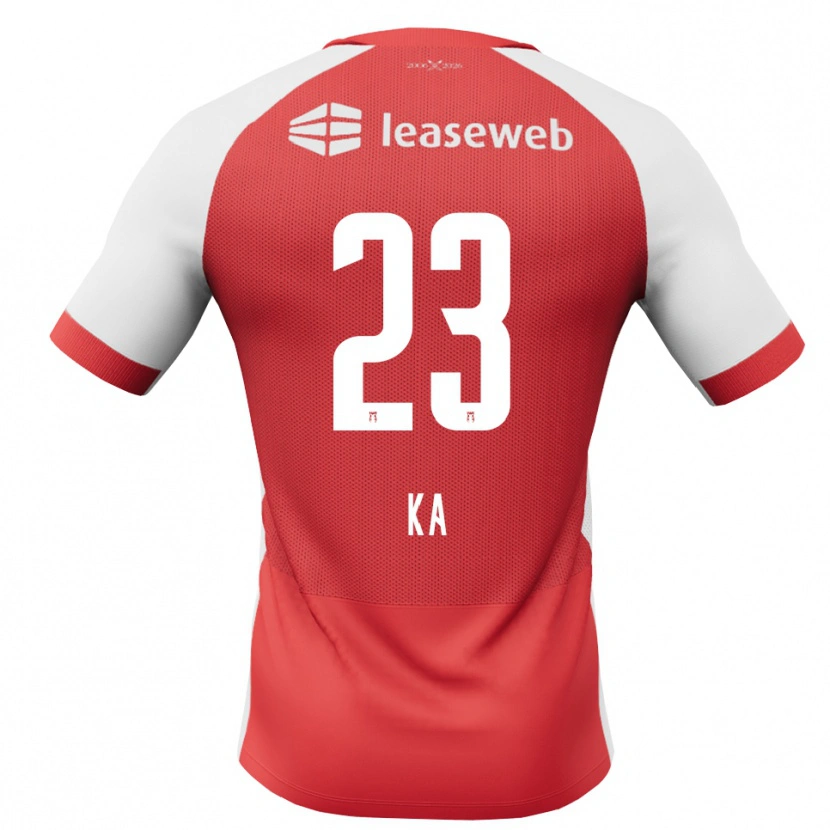 Danxen Herren Ismail Ka #23 Rot Weiß Schwarz Heimtrikot Trikot 2026/27 T-Shirt Schweiz