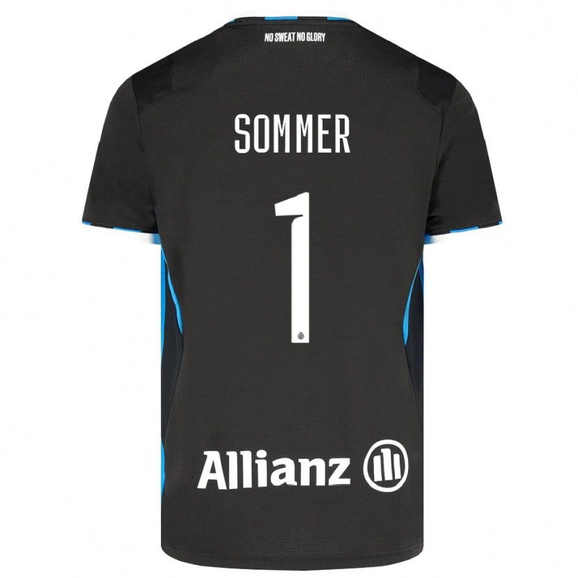 Danxen Herren Yann Sommer #1 Schwarz Rot Blau Heimtrikot Trikot 2026/27 T-Shirt Schweiz