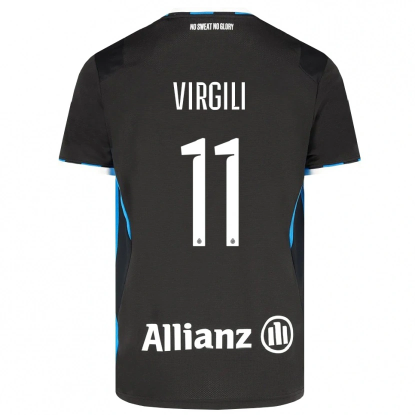 Danxen Herren Jan Virgili #11 Schwarz Rot Blau Heimtrikot Trikot 2026/27 T-Shirt Schweiz