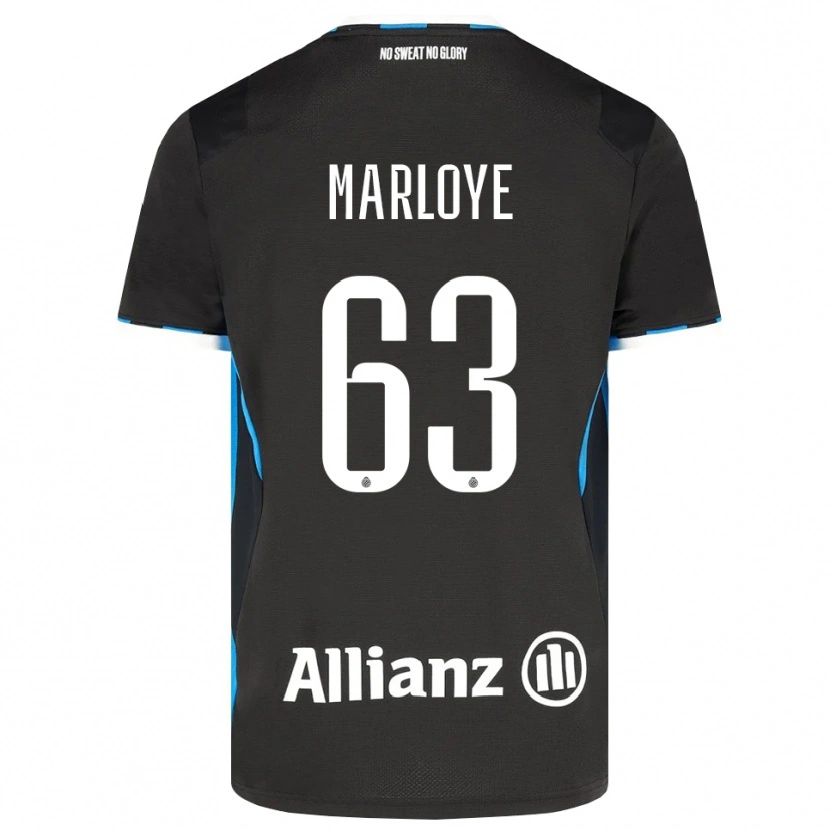 Danxen Herren Sacha Marloye #63 Schwarz Rot Blau Heimtrikot Trikot 2026/27 T-Shirt Schweiz