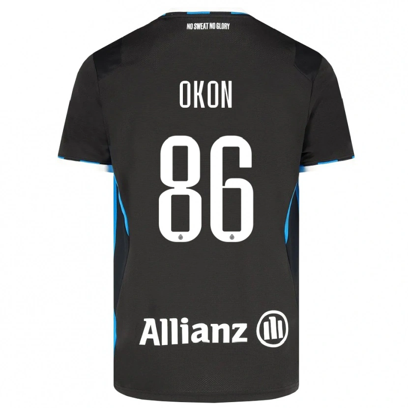 Danxen Herren Gianluca Okon-Engstler #86 Schwarz Rot Blau Heimtrikot Trikot 2026/27 T-Shirt Schweiz