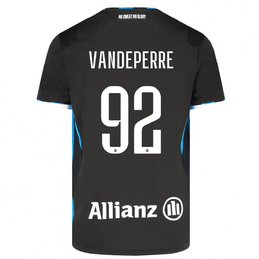 Danxen Herren Alexander Vandeperre #92 Schwarz Rot Blau Heimtrikot Trikot 2026/27 T-Shirt Schweiz
