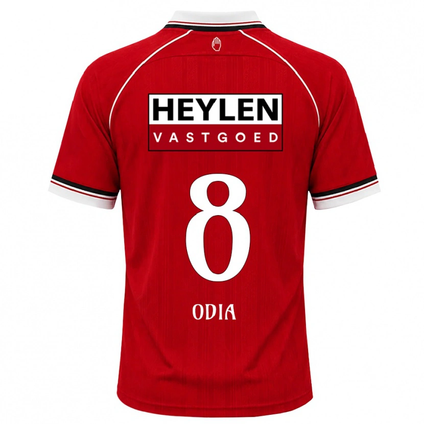 Danxen Herren Dre Odia #8 Rot Weiß Schwarz Heimtrikot Trikot 2026/27 T-Shirt Schweiz