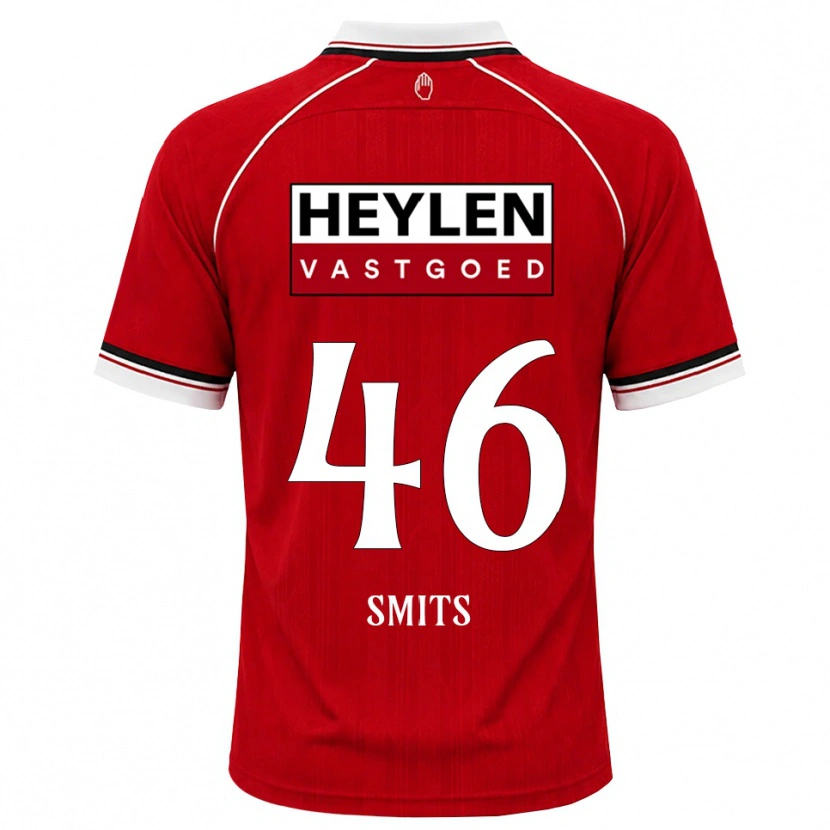 Danxen Herren Milan Smits #46 Rot Weiß Schwarz Heimtrikot Trikot 2026/27 T-Shirt Schweiz