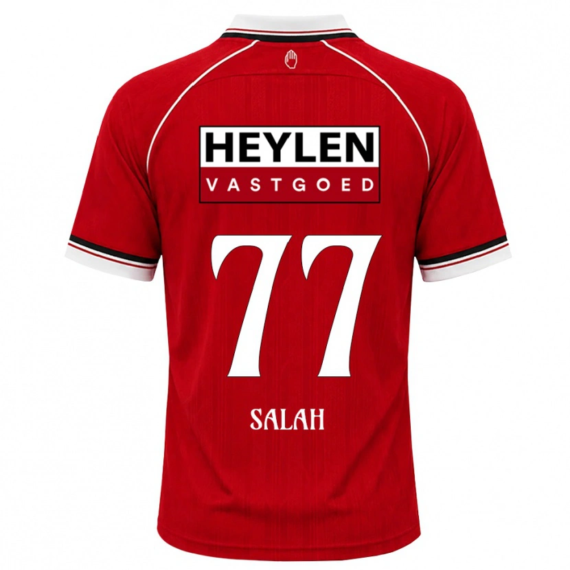 Danxen Herren Ibrahim Salah #77 Rot Weiß Schwarz Heimtrikot Trikot 2026/27 T-Shirt Schweiz