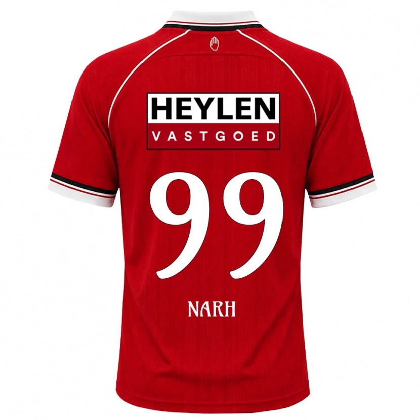 Danxen Herren Luis Narh #99 Rot Weiß Schwarz Heimtrikot Trikot 2026/27 T-Shirt Schweiz