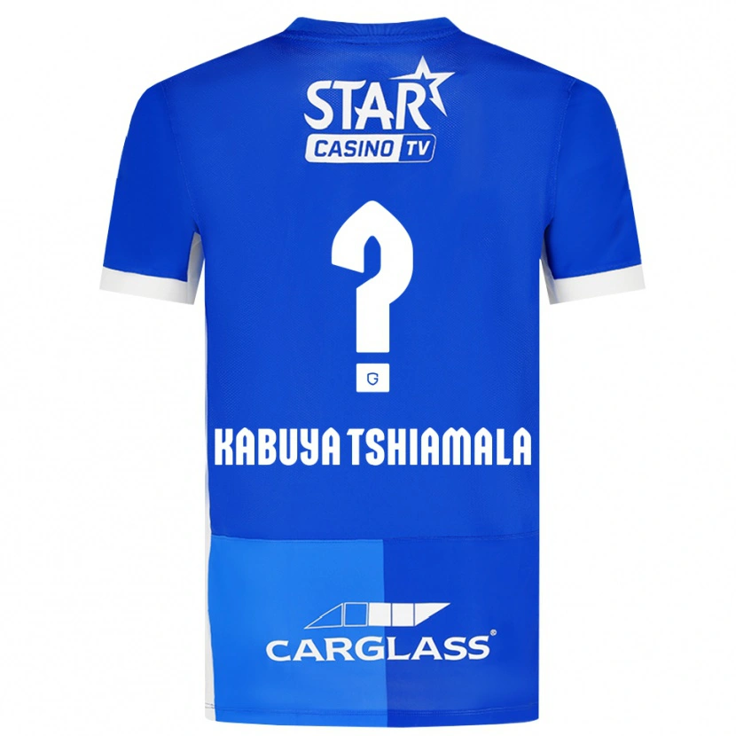 Danxen Herren Lino Kabuya Tshiamala #0 Mittelblau Königlichblau Weiß Heimtrikot Trikot 2026/27 T-Shirt Schweiz