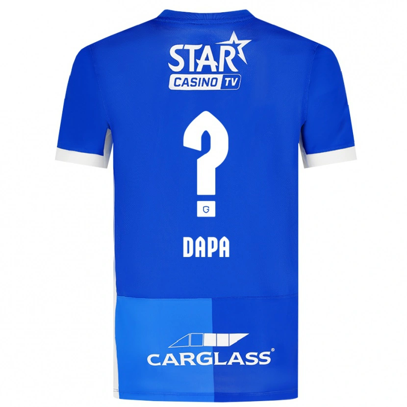 Danxen Herren Melvyn Dapa #0 Mittelblau Königlichblau Weiß Heimtrikot Trikot 2026/27 T-Shirt Schweiz