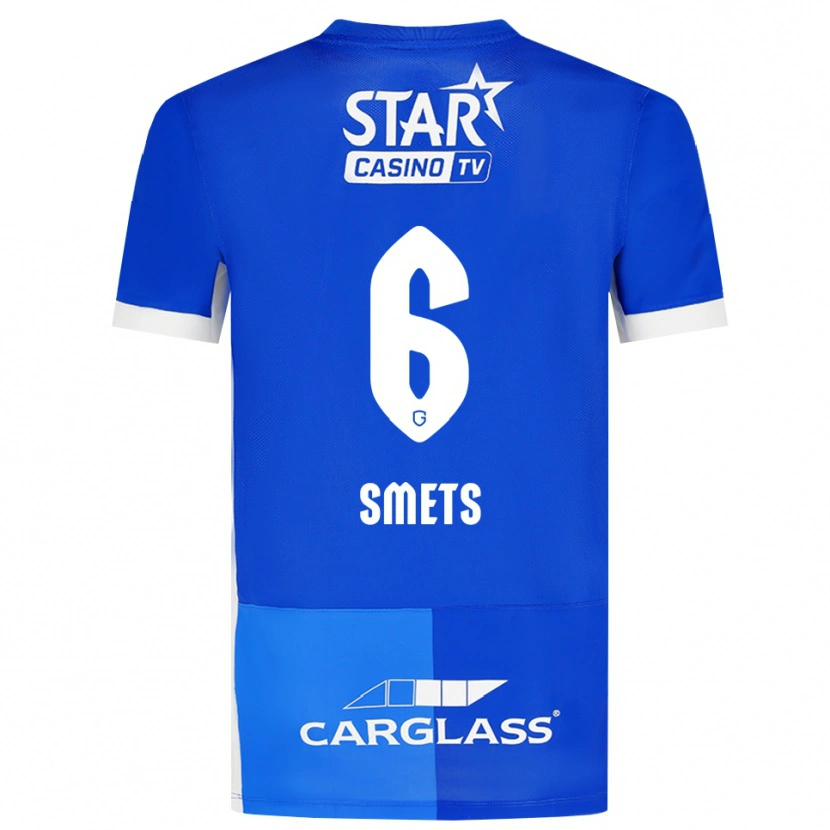 Danxen Herren Matte Smets #6 Mittelblau Königlichblau Weiß Heimtrikot Trikot 2026/27 T-Shirt Schweiz