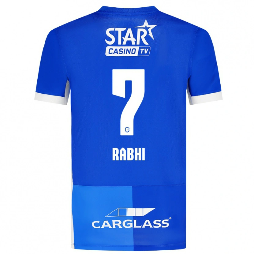 Danxen Herren Ayman Rabhi #7 Mittelblau Königlichblau Weiß Heimtrikot Trikot 2026/27 T-Shirt Schweiz