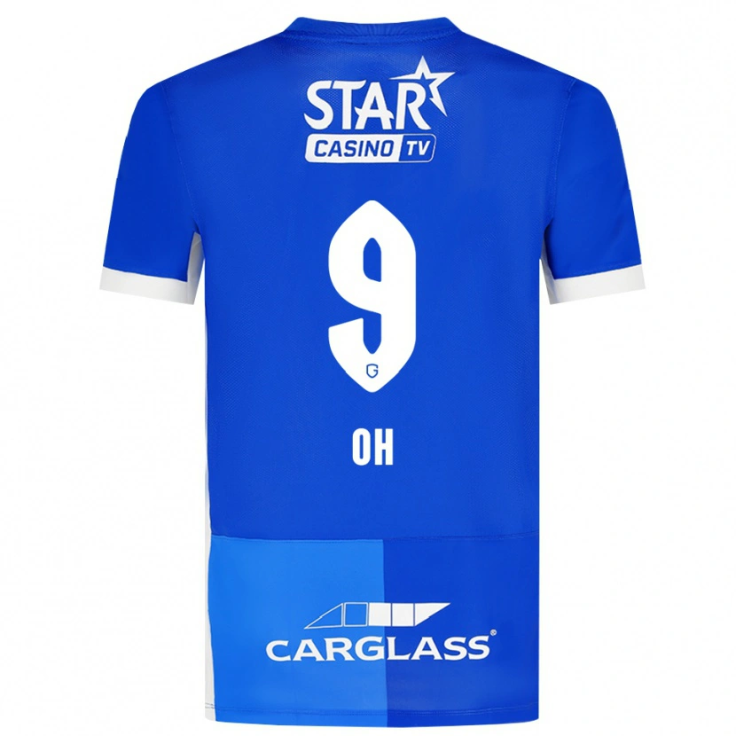 Danxen Herren Hyeon-Gyu Oh #9 Mittelblau Königlichblau Weiß Heimtrikot Trikot 2026/27 T-Shirt Schweiz