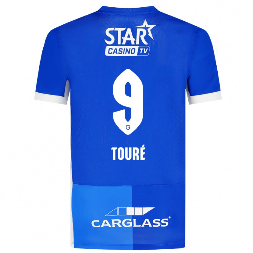 Danxen Herren Saïdou Touré #9 Mittelblau Königlichblau Weiß Heimtrikot Trikot 2026/27 T-Shirt Schweiz