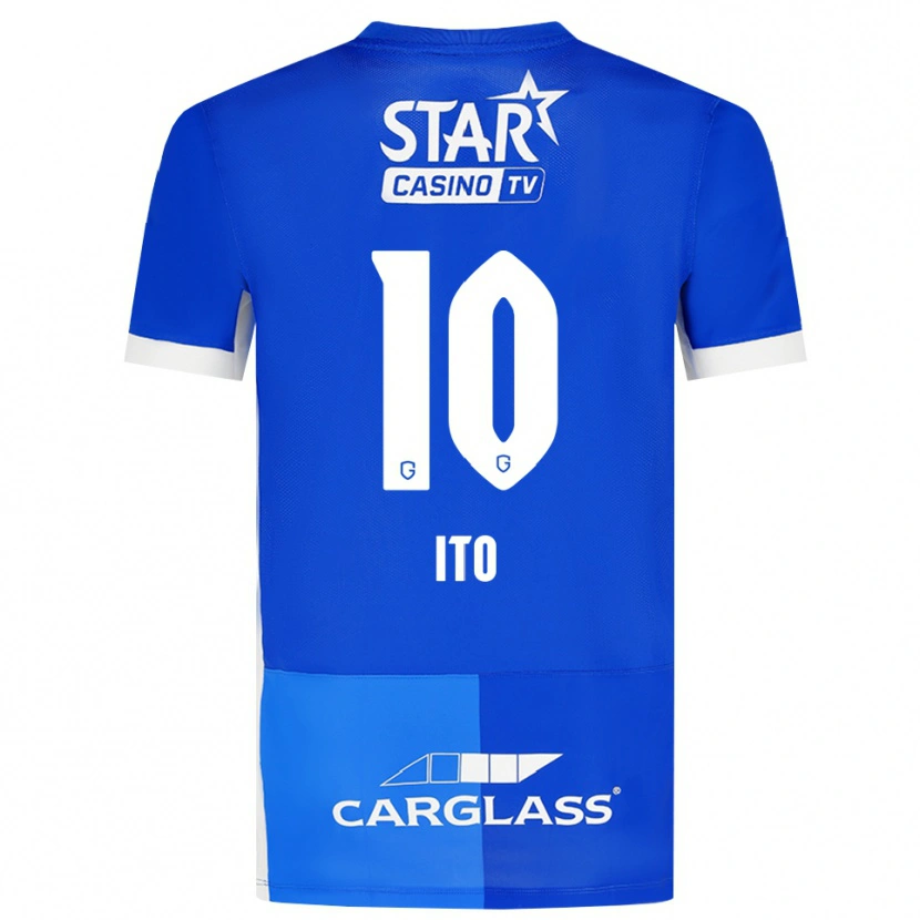 Danxen Herren Junya Ito #10 Mittelblau Königlichblau Weiß Heimtrikot Trikot 2026/27 T-Shirt Schweiz