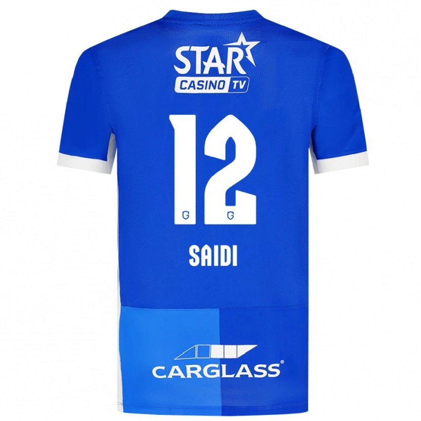 Danxen Herren Assil Saidi #12 Mittelblau Königlichblau Weiß Heimtrikot Trikot 2026/27 T-Shirt Schweiz