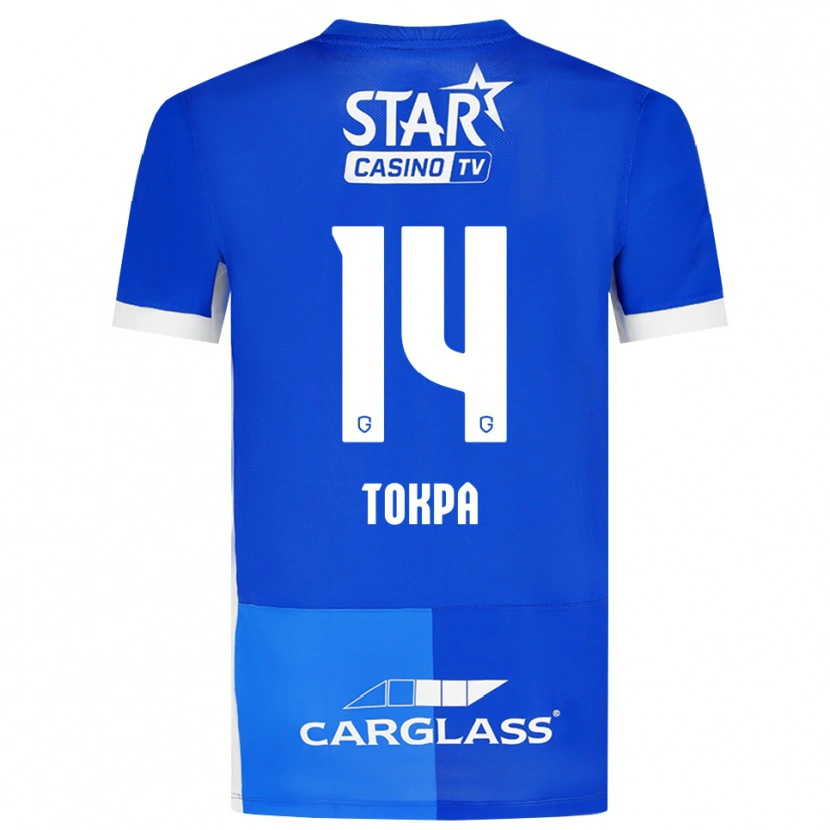 Danxen Herren Winner Tokpa #14 Mittelblau Königlichblau Weiß Heimtrikot Trikot 2026/27 T-Shirt Schweiz