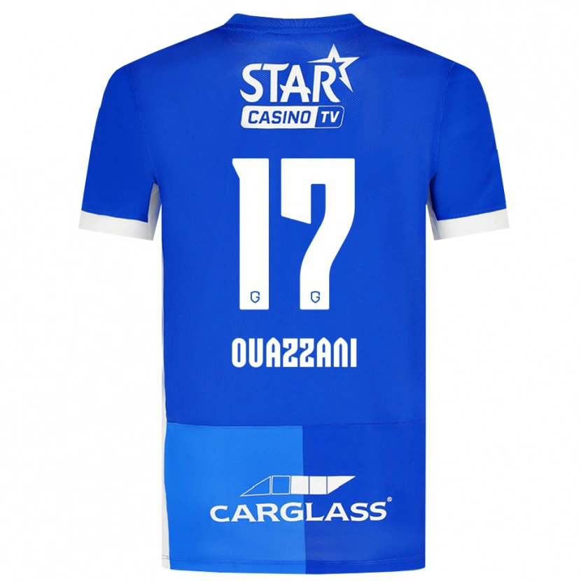 Danxen Herren Fady Ouazzani #17 Mittelblau Königlichblau Weiß Heimtrikot Trikot 2026/27 T-Shirt Schweiz