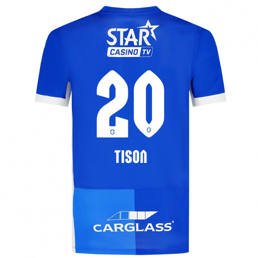 Danxen Herren Charlotte Tison #20 Mittelblau Königlichblau Weiß Heimtrikot Trikot 2026/27 T-Shirt Schweiz