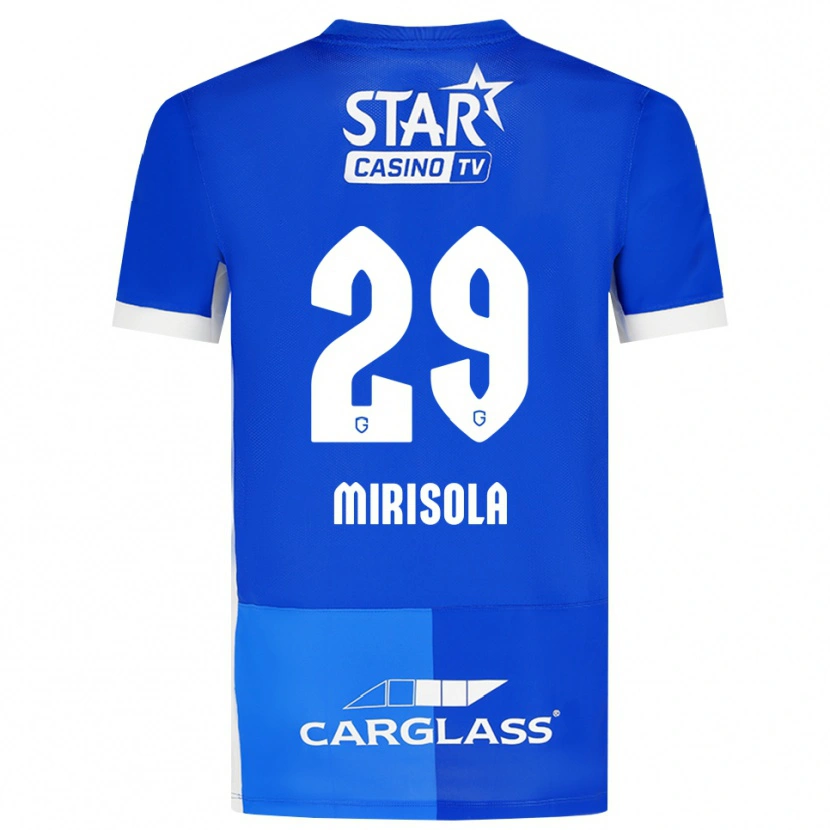 Danxen Herren Robin Mirisola #29 Mittelblau Königlichblau Weiß Heimtrikot Trikot 2026/27 T-Shirt Schweiz