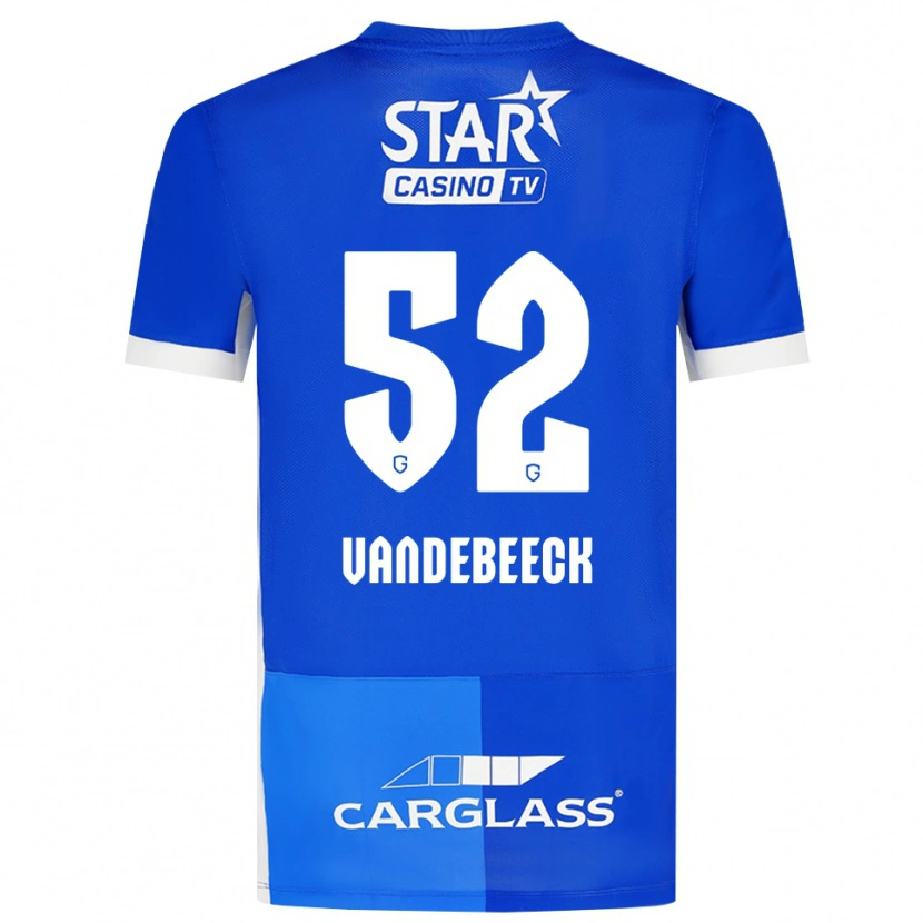 Danxen Herren Emmely Vandebeeck #52 Mittelblau Königlichblau Weiß Heimtrikot Trikot 2026/27 T-Shirt Schweiz