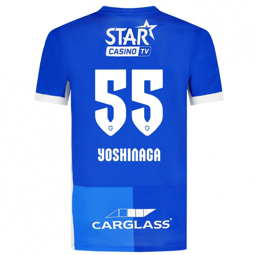 Danxen Herren Yumeki Yoshinaga #55 Mittelblau Königlichblau Weiß Heimtrikot Trikot 2026/27 T-Shirt Schweiz