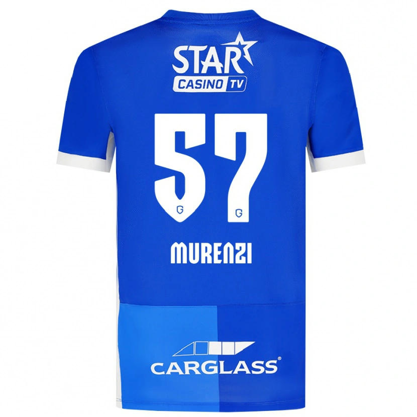 Danxen Herren Aaron Murenzi #57 Mittelblau Königlichblau Weiß Heimtrikot Trikot 2026/27 T-Shirt Schweiz