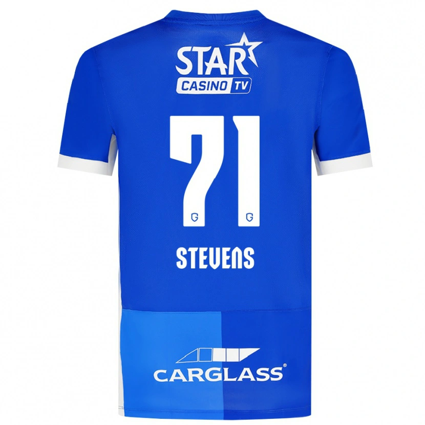 Danxen Herren Brent Stevens #71 Mittelblau Königlichblau Weiß Heimtrikot Trikot 2026/27 T-Shirt Schweiz
