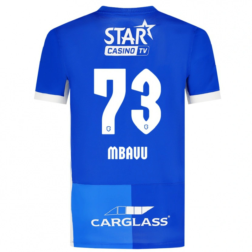 Danxen Herren Elie Mbavu #73 Mittelblau Königlichblau Weiß Heimtrikot Trikot 2026/27 T-Shirt Schweiz