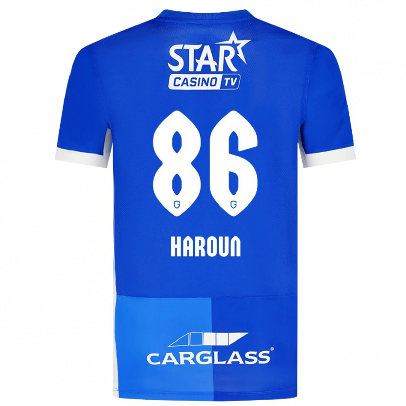 Danxen Herren Kenan Haroun #86 Mittelblau Königlichblau Weiß Heimtrikot Trikot 2026/27 T-Shirt Schweiz