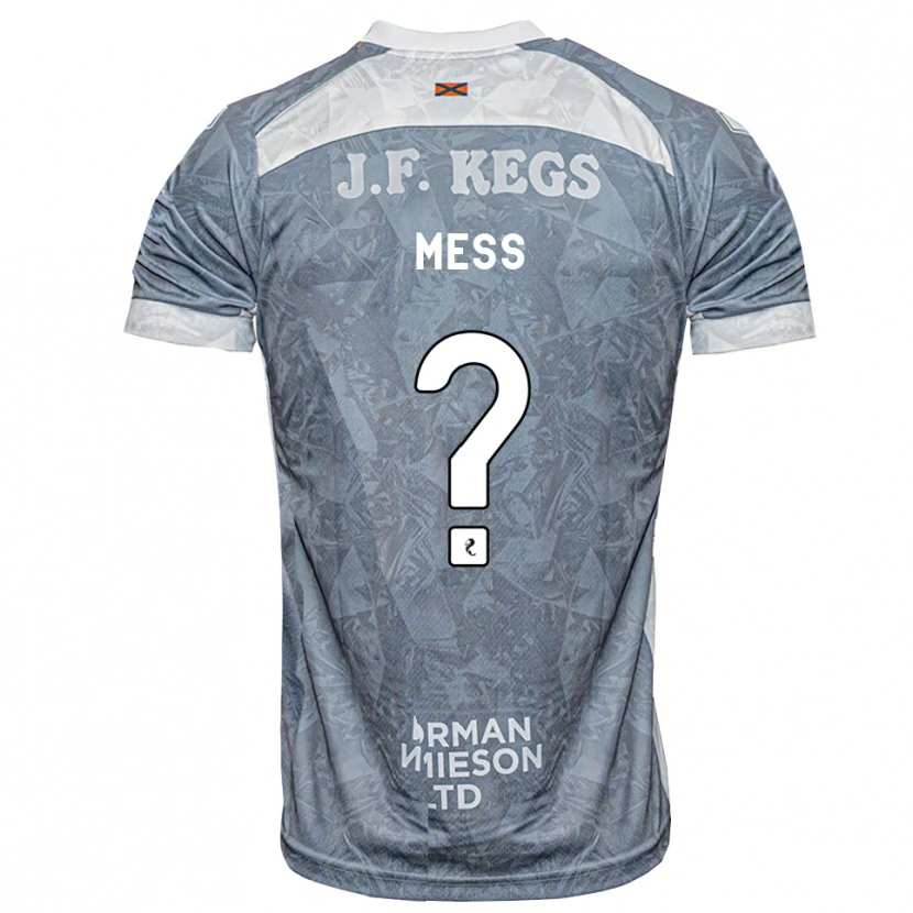 Danxen Herren Oliver Mess #0 Hellgrau Auswärtstrikot Trikot 2026/27 T-Shirt Schweiz