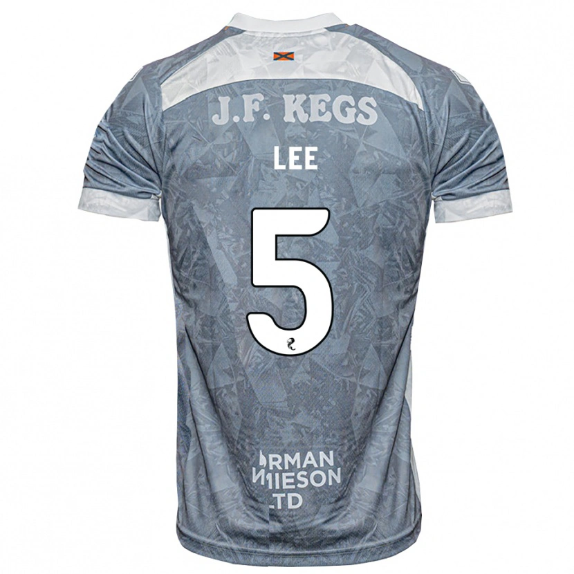 Danxen Herren Brodie Lee #5 Hellgrau Auswärtstrikot Trikot 2026/27 T-Shirt Schweiz