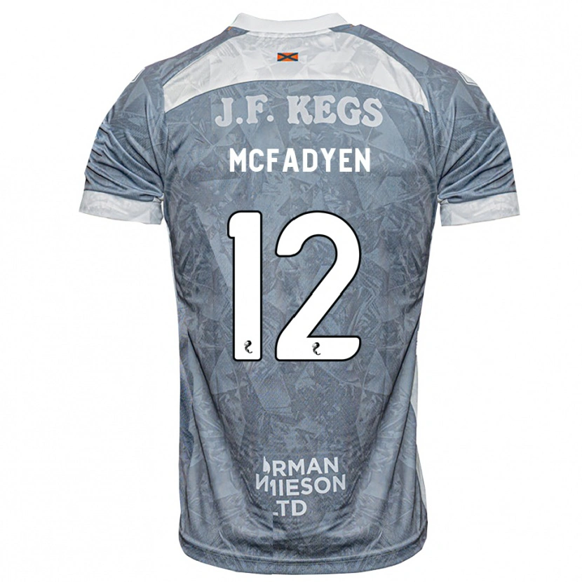 Danxen Herren Stacey Mcfadyen #12 Hellgrau Auswärtstrikot Trikot 2026/27 T-Shirt Schweiz