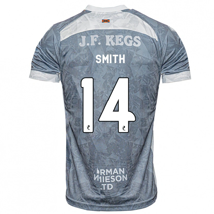 Danxen Herren Ellis Smith #14 Hellgrau Auswärtstrikot Trikot 2026/27 T-Shirt Schweiz