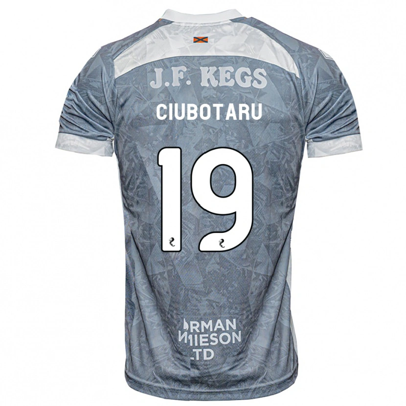 Danxen Herren Kevin Ciubotaru #19 Hellgrau Auswärtstrikot Trikot 2026/27 T-Shirt Schweiz