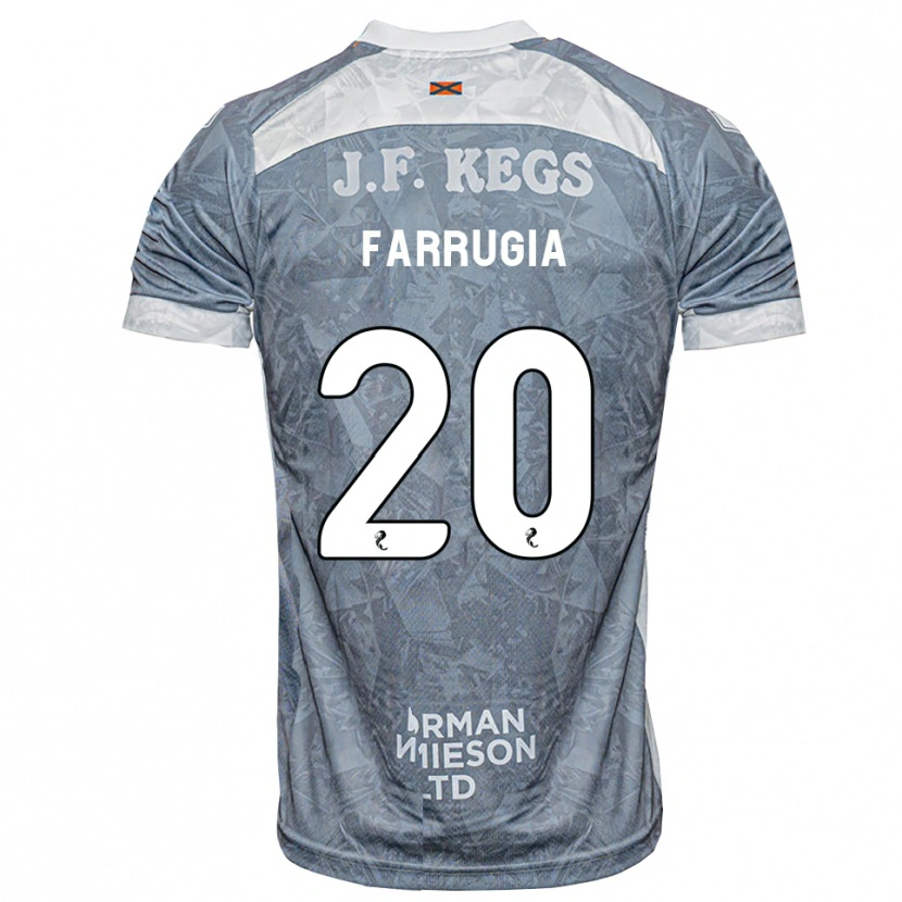 Danxen Herren Neil Farrugia #20 Hellgrau Auswärtstrikot Trikot 2026/27 T-Shirt Schweiz