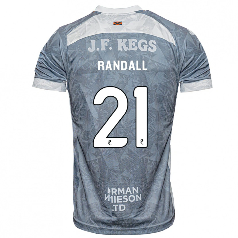 Danxen Herren Jesse Randall #21 Hellgrau Auswärtstrikot Trikot 2026/27 T-Shirt Schweiz