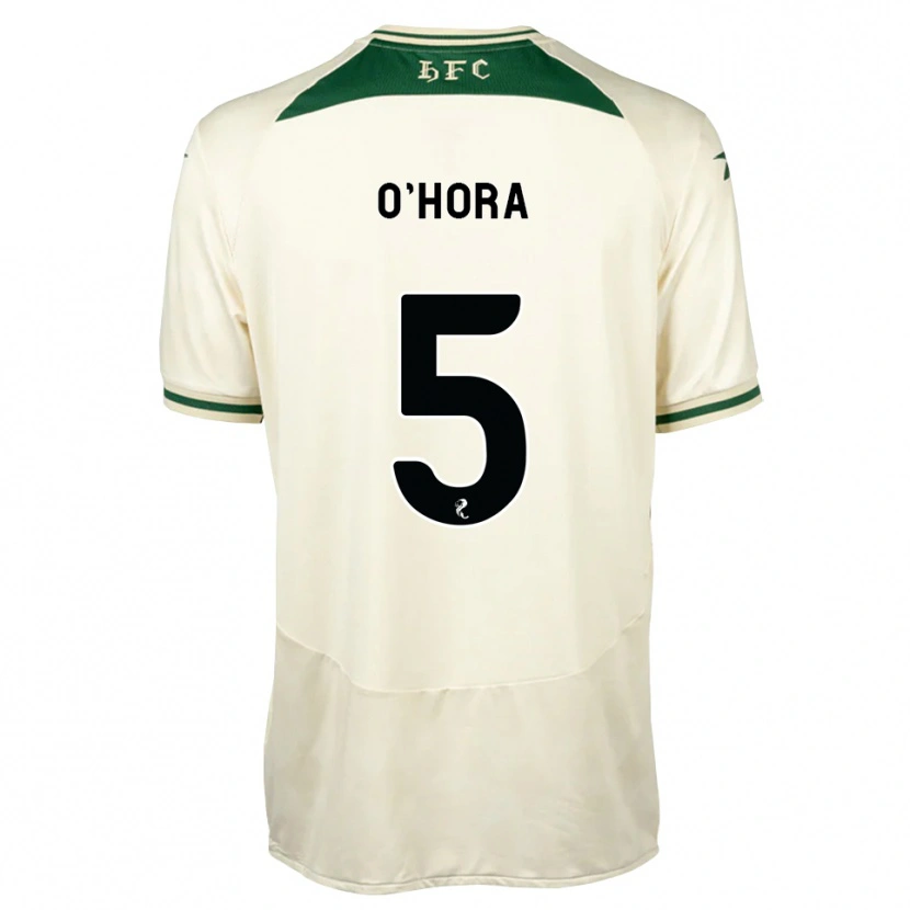 Danxen Herren Warren O'hora #5 Weiß Waldgrün Auswärtstrikot Trikot 2026/27 T-Shirt Schweiz