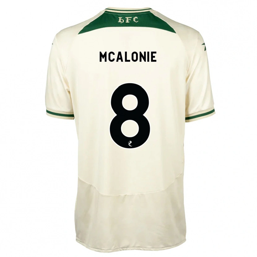 Danxen Herren Michaela Mcalonie #8 Weiß Waldgrün Auswärtstrikot Trikot 2026/27 T-Shirt Schweiz
