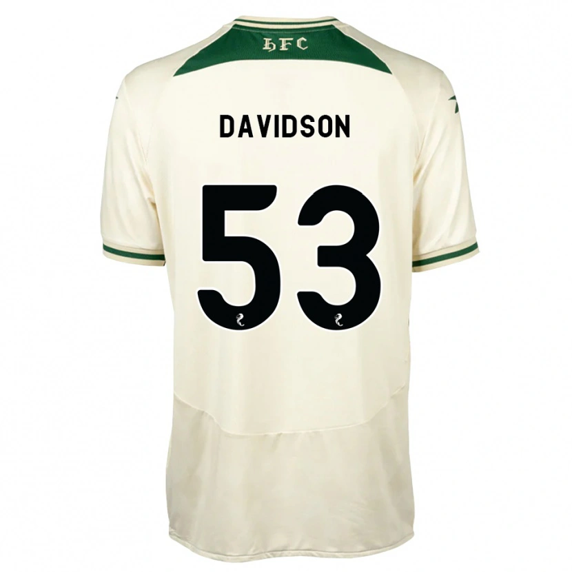 Danxen Herren Luke Davidson #53 Weiß Waldgrün Auswärtstrikot Trikot 2026/27 T-Shirt Schweiz