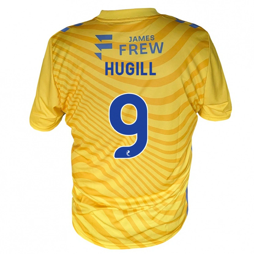 Danxen Herren Joe Hugill #9 Königsblau Gelb Auswärtstrikot Trikot 2026/27 T-Shirt Schweiz
