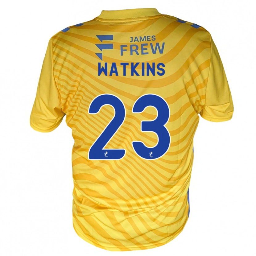 Danxen Herren Marley Watkins #23 Königsblau Gelb Auswärtstrikot Trikot 2026/27 T-Shirt Schweiz