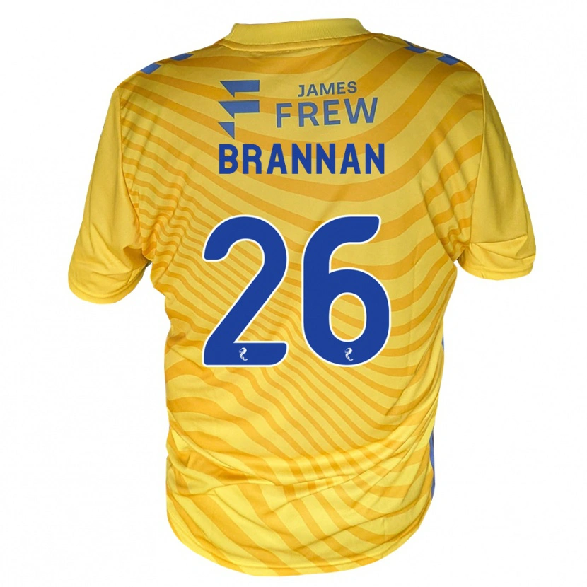 Danxen Herren Ben Brannan #26 Königsblau Gelb Auswärtstrikot Trikot 2026/27 T-Shirt Schweiz